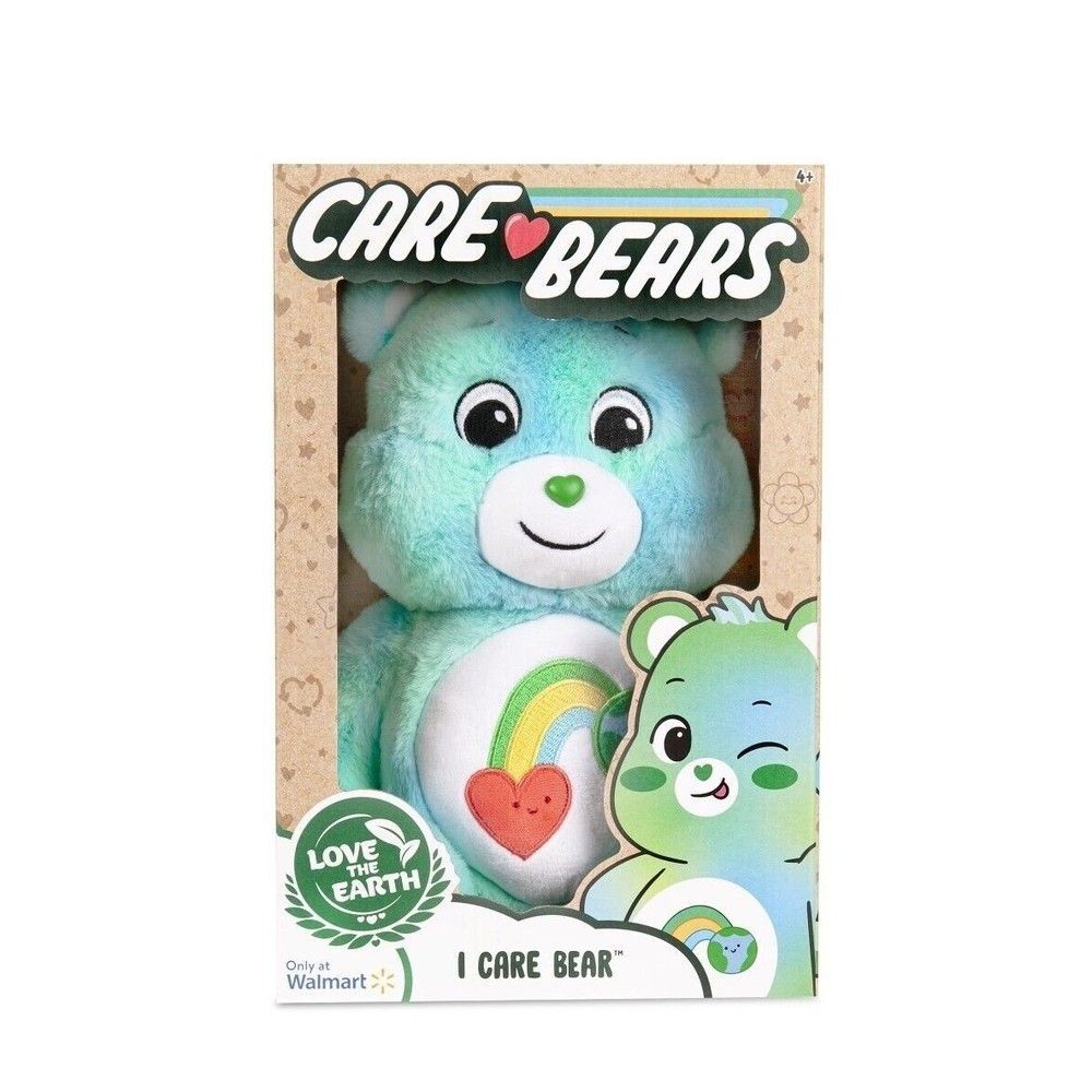 14" Care Bears 'I Care Bear' Love Earth Day Plush Collectible, Limited Edition - Picture 2 of 7